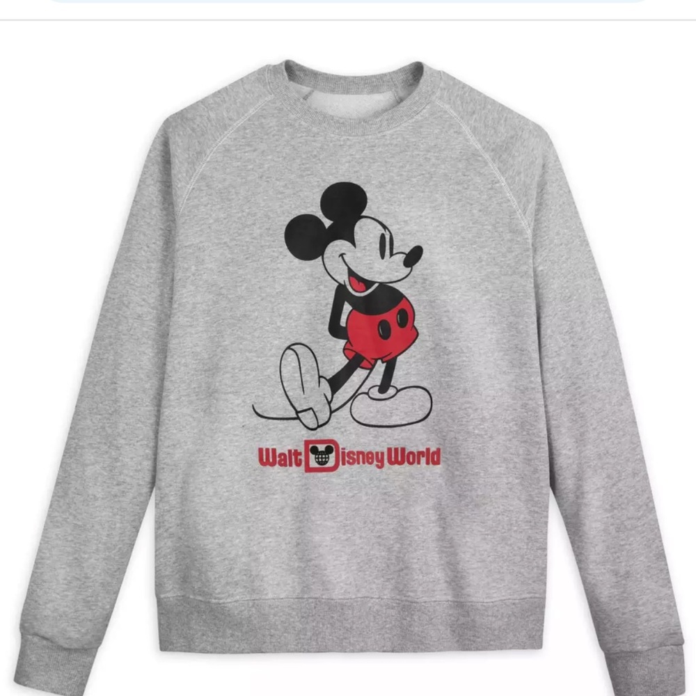 Mickey Mouse Classic Sweatshirt for Adults – Walt Disney World – Gray new XL